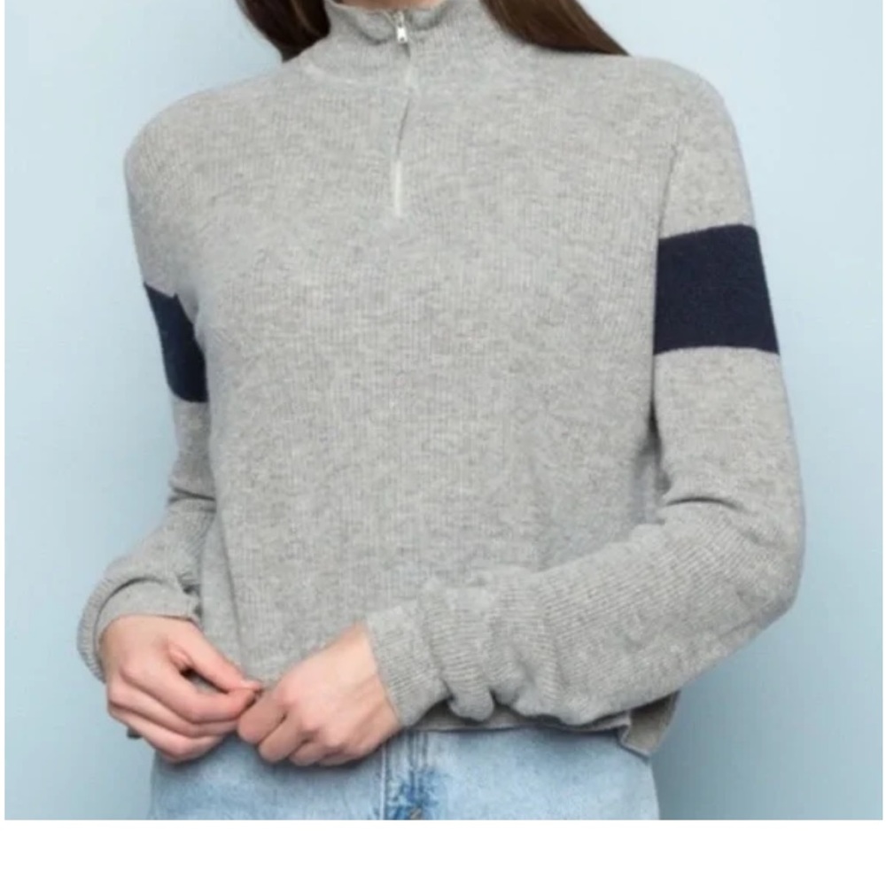 Brandy Melville Quarter Zip Pullover